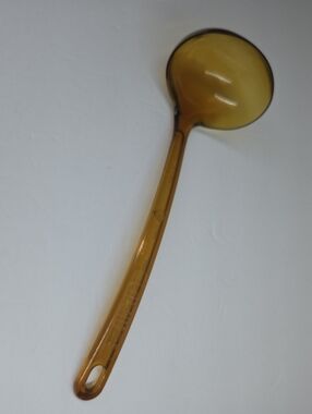 Vtg Ultratemp Amber Serving Spoon Ladle Robinson Knife Company Retro